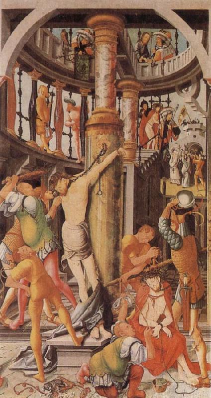 Jorg Ratgeb The Flagellation of Christ Germany oil painting art